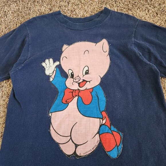 Vintage Piggly Wiggly T-Shirt Betty Boop Universal Studios Retro Cartoon Tee 80s - Picture 2 of 8